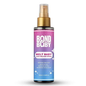 Bond Baby 120ML Melt Baby Lace Melting Spray for Wigs Extreme Firm Hold-Long Lasting Formula, Fast Drying/No Residue