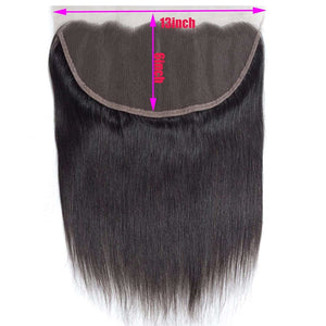 Versatile 13x6 Transparent Lace Frontals - Natural Human Hair