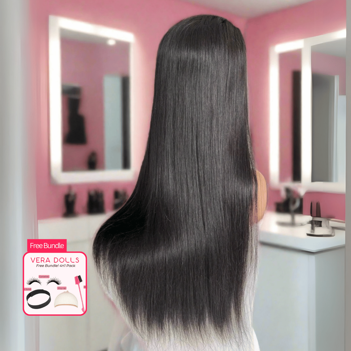 12A StarDust Collection Soft Straight 13x4 Frontal Natural Hairline Lace Wig | 100% Human Hair 180% Density