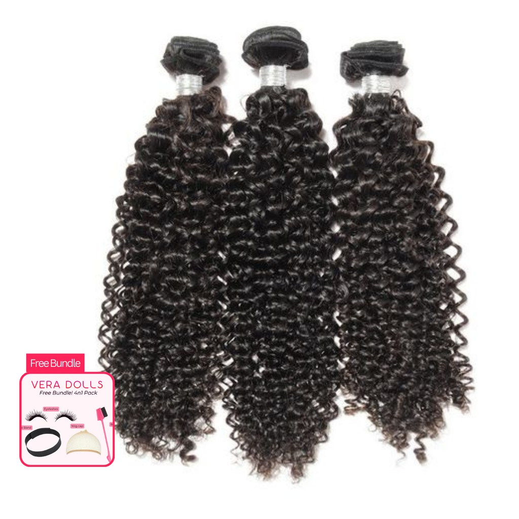 11A Bohemian Curly StarDust Bundles: 100% Virgin Human Hair