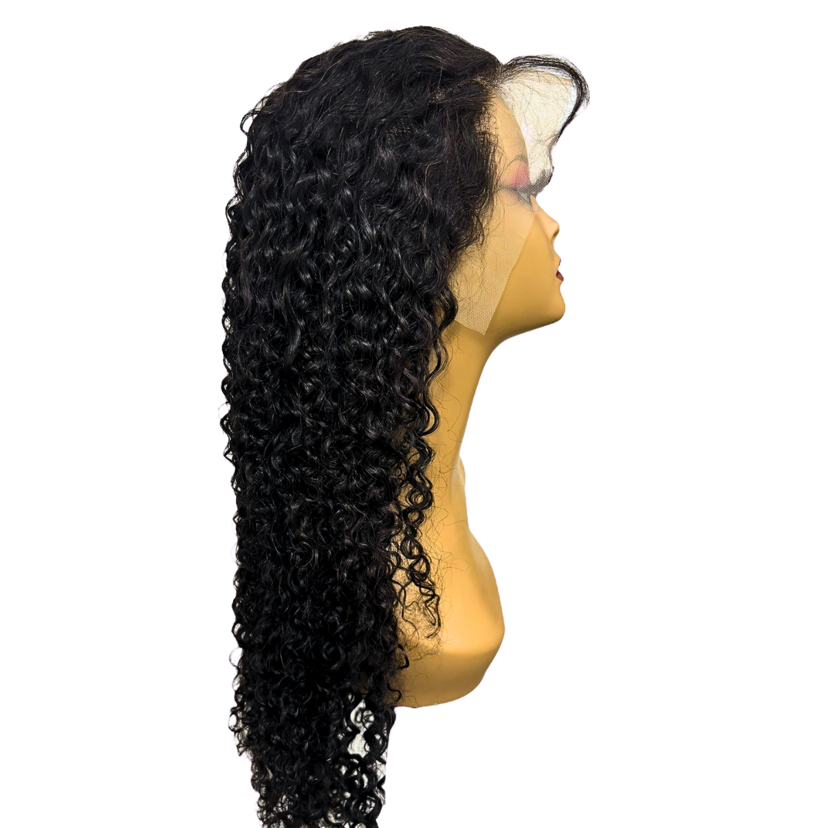 Vera Dolls 180% Density | 13x6 Deep Curly Frontal HD Lace Wig                                            Glueless Free Part Long Wig 100% Human Hair