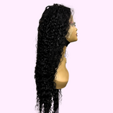 Vera Dolls 180% Density | 13x6 Water Wave Frontal HD Lace Wig                                            Glueless Free Part Long Wig 100% Human Hair