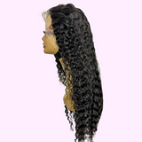 Vera Dolls 180% Density | 13x4 Water Wave Frontal HD Lace Wig                                            Glueless Free Part Long Wig 100% Human Hair