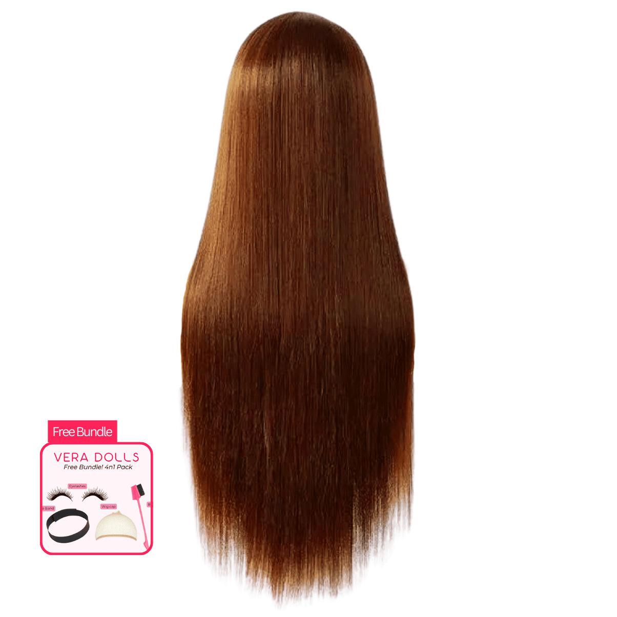 15A Grade 13x4 Chocolate Straight Glueless HD Lace Front Wig | 100% Human Hair 180% Density