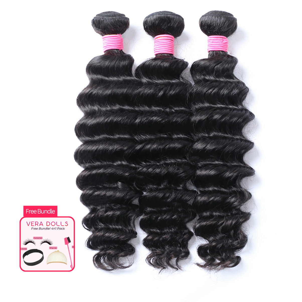 12A Deep Wave Bundles Set | 100% Virgin Human Hair