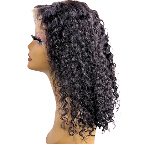 Vera Dolls 100% Human Hair Bob Premium Soft Deep Curly 2x6 Invisible HD Lace Wig