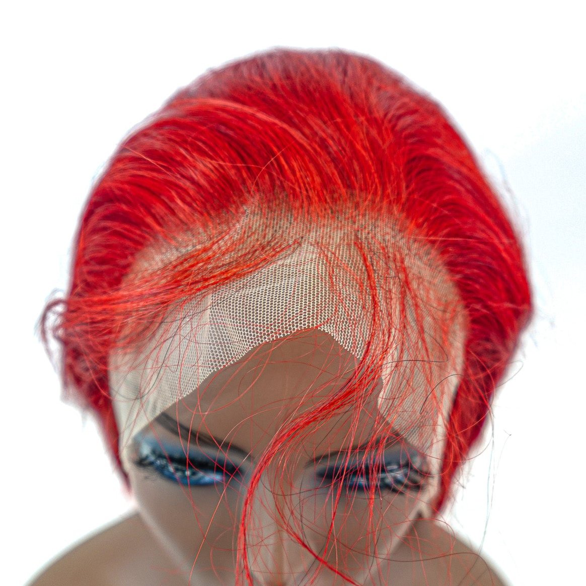 15A Fire Red Bob Straight 13x4 HD Super Natural Hairline Lace Wig | 100% Human Hair 180% Density