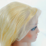 15A Grade Blonde 613 Bob Silky Straight Glueless HD 13x4 Lace Front Wig | 100% Human Hair 180% Density