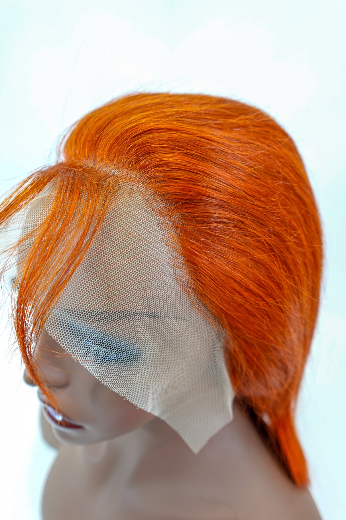 15A Grade 350 Ginger Bob HD Super Natural Hairline Lace Wig | 100% Human Hair 180% Density