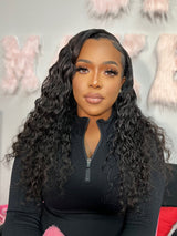 Glueless Water Wave 15A Grade Hair | HD Lace Super Natural Hairline 13x4 Frontal Lace Wig | 100% Human Hair 180% Density