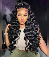 Loose Deep Wave 13x4 Frontal Wig | Undetectable HD Lace