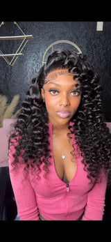 Vera Dolls Glueless Deep Wave 5x5 Invisible HD Lace Long Wig | 100% Human Hair 180% Density