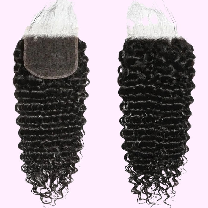 Vera Dolls 180% Density | 5x5 Deep Wave Closure HD Lace                                            Undetectable | Long Closure  100% Human Hair - Premium  from VeraDolls - Just $49.99! Shop now at VeraDolls