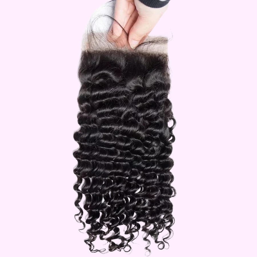 Vera Dolls 180% Density | 4x4 Curly Closure HD Lace                                            Undetectable | Long Closure  100% Human Hair - Premium 4x4 Closure from VeraDolls - Just $39.99! Shop now at VeraDolls