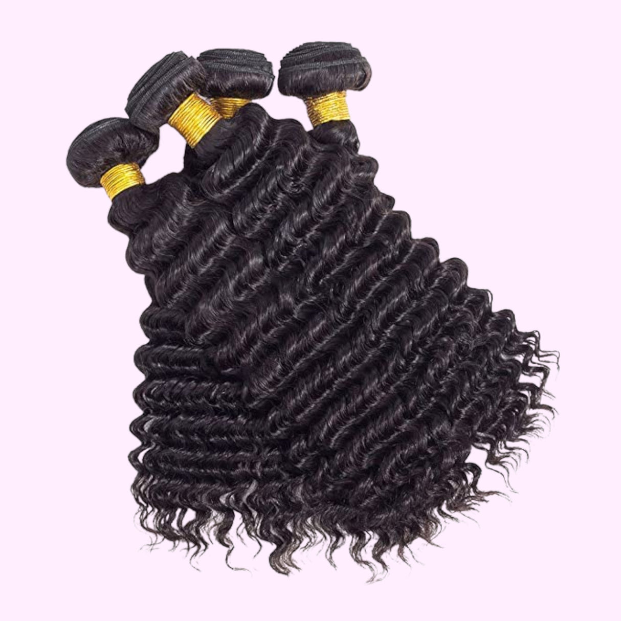 Deep Wave 15A Bundles Set: 100% Natural Human Virgin Hair