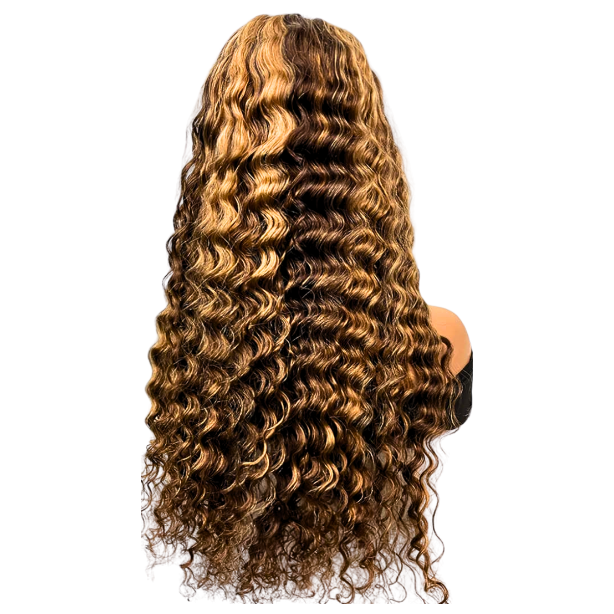 VeraDolls 180% Density Glueless 13x4 Water Wave Wig Highlight HD Lace Frontal Human Hair