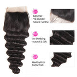 Premium 5x5 Loose Deep Lace Closure | 100% Virgin Human Hair