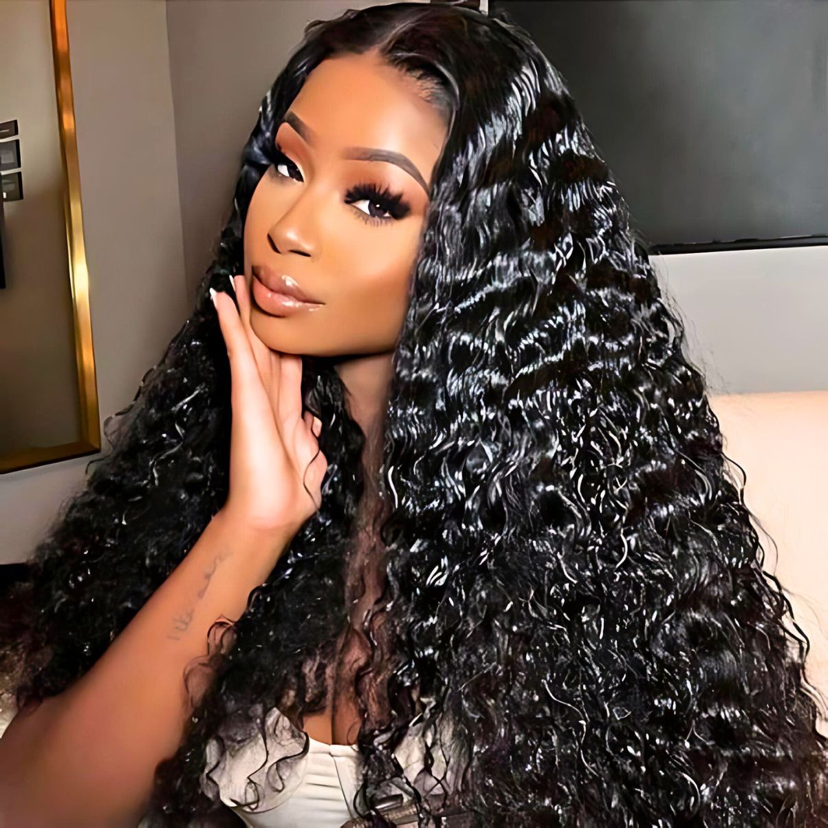 Vera Dolls Glueless Deep Wave 5x5 Invisible HD Lace Long Wig | 100% Human Hair 180% Density