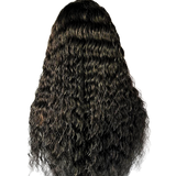 Vera Dolls 180% Density | 13x4 Water Wave Frontal HD Lace Wig                                            Glueless Free Part Long Wig 100% Human Hair